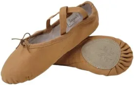 Ballet Shoes for Women, Men & Children, Durable Cotton Canvas, Adjustable Width, Split Sole, 6 Skin Tone Shades