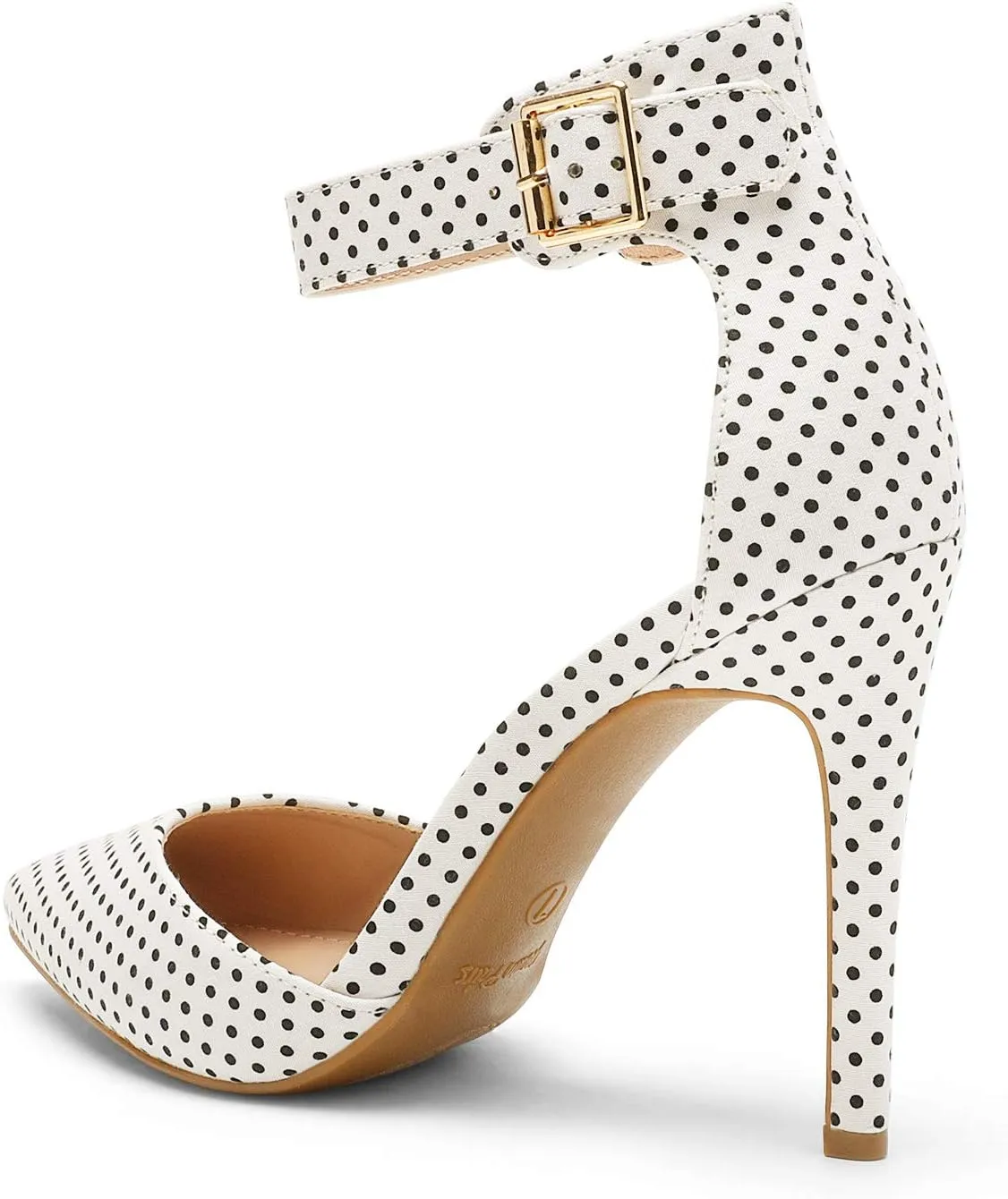 DREAM PAIRS Oppointed-Ankle Women's Pointed Toe Ankle Strap D'Orsay High Heel Stiletto Pumps Shoes