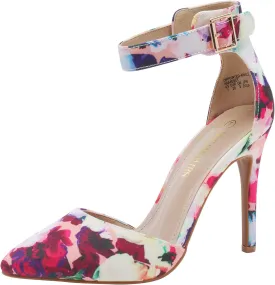 DREAM PAIRS Oppointed-Ankle Women's Pointed Toe Ankle Strap D'Orsay High Heel Stiletto Pumps Shoes