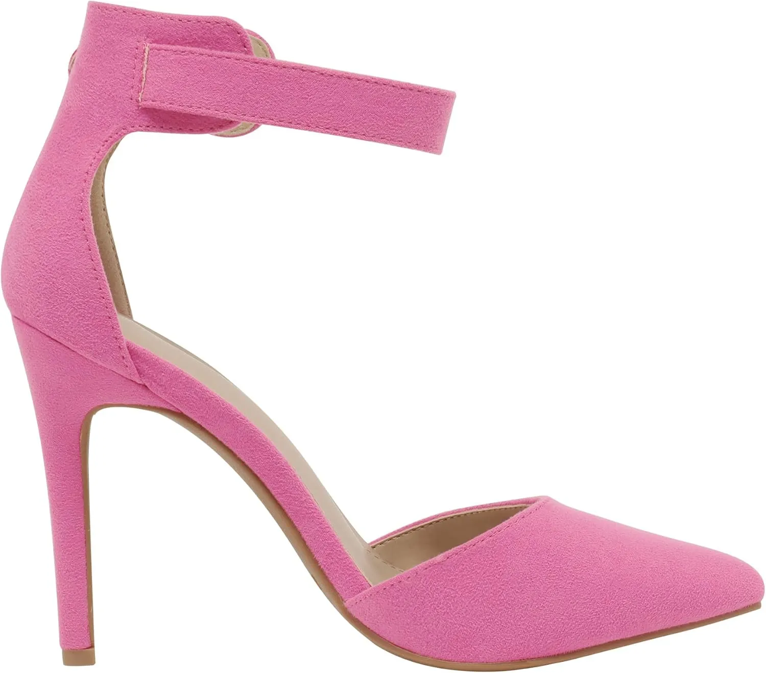DREAM PAIRS Oppointed-Ankle Women's Pointed Toe Ankle Strap D'Orsay High Heel Stiletto Pumps Shoes