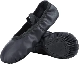 Dynadans Soft Leather Ballet Shoes/Ballet Slippers/Dance Shoes (Toddler/Little/Big Kid/Women) 