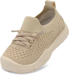 FEETCITY Toddler Sneakers Toddler Walking Shoes Boys Girls Toddler Tennis Shoes Lightweight Brethable Kids Slip On Shoes