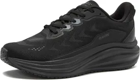 HI-TEC Resist SR Runner Mesh Black Non Slip Work Shoes for Women, Comfortable Water Resistant Womens Food Service Sneakers, Medium and Wide Width, Women's Size 6-12