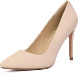 IDIFU Women's IN4 Classic Pointed Toe High Heels Pumps Wedding Dress Office Shoes