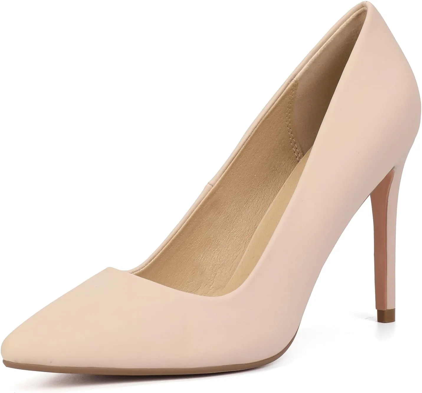 IDIFU Women's IN4 Classic Pointed Toe High Heels Pumps Wedding Dress Office Shoes