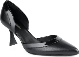 JENN ARDOR Women's Pumps Low Heels Pointed Closed Toe Kitten Dress Shoes for Women Comfortable Stiletto Heeled Sandals Classic Wedding Party D'Orsay Work Pumps
