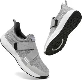 Kyedoo Mens Indoor Cycling Shoes Compatible with SPD Cleats, Comfortable Walkable Bike Shoes, Cleats Included
