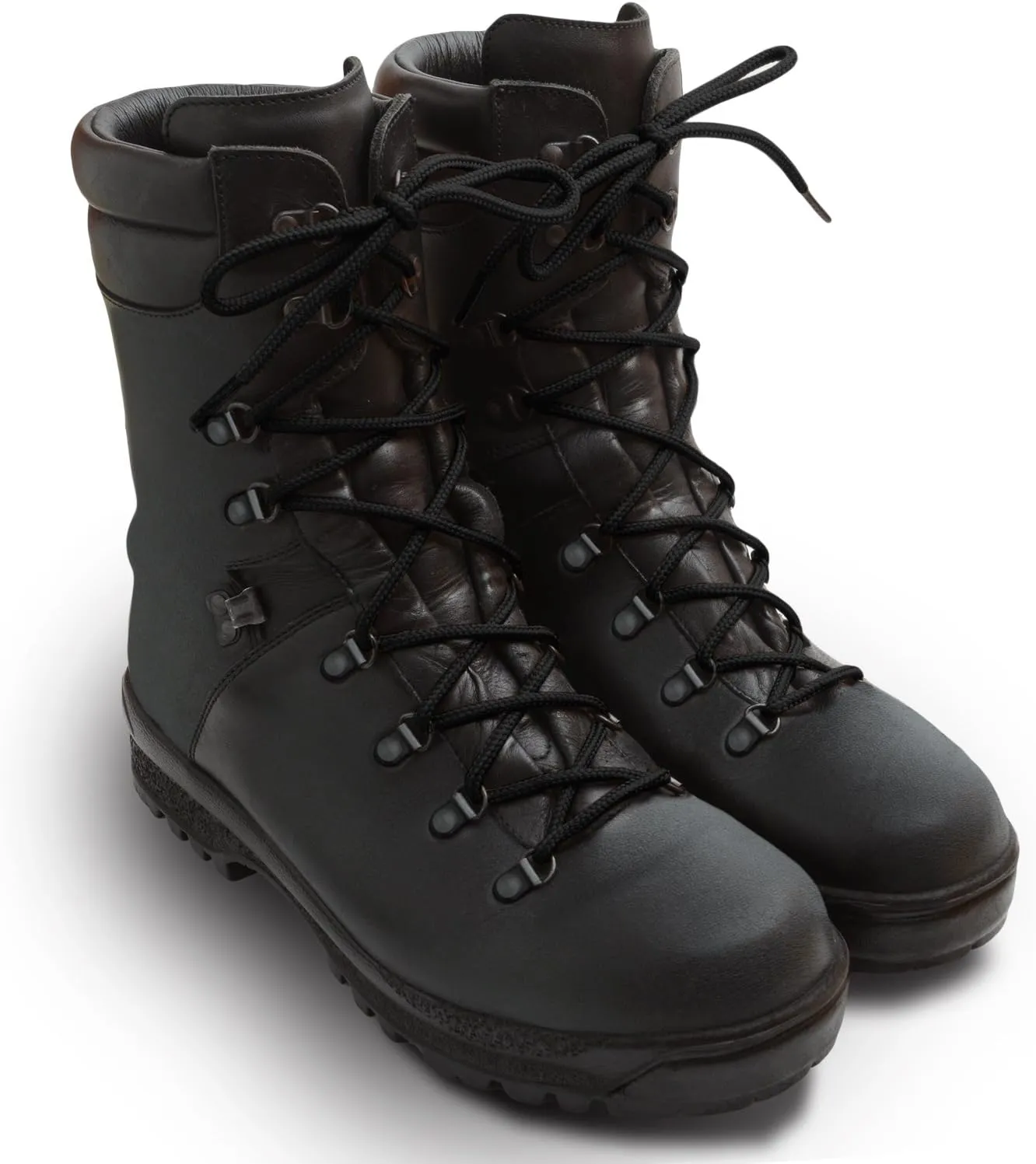 Miscly Round Boot Laces [1 Pair] Heavy Duty and Durable Shoelaces for Boots, Work Boots & Hiking Shoes