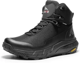 NORTIV 8 Men's Mid Waterproof Hiking Boots Outdoor Lightweight Breathable Trekking Camping Mountaineering Shoes HydroTrek