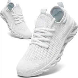 Running Womens Shoes Fashion Walking Sports Gym Tennis Breathable Slip on Ladies Non Slip Lightweight Jogging Sneakers