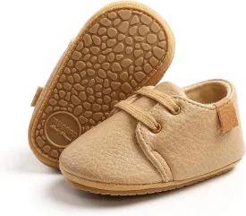 RVROVIC Baby Boys Girls Anti-Slip Sneakers Soft Ankle Boots Toddler First Walkers Newborn Crib Shoes