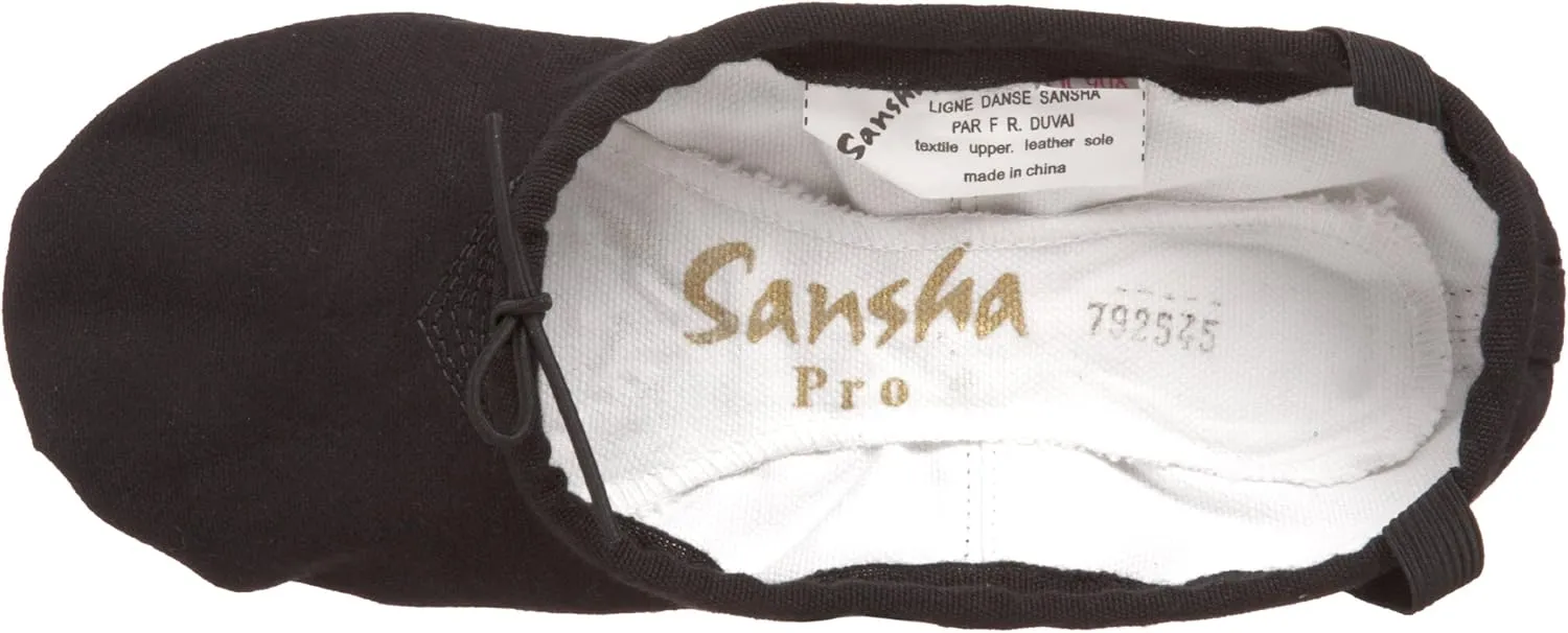 SANSHA Men's Pro 1 Canvas Ballet Slipper