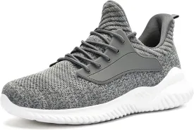 SDolphin Walking Shoes for Mens Sneakers - Slip on Athletic Running Tennis Shoes Comfortable Memory Foam Workout Gym Jogging Indoor Outdoor Lightweight Breathable Casual Sneakers