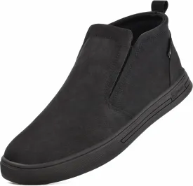 SUADEX Slip On Non Slip Work Shoes for Men,Mens Waterproof Lightweight Food Service Walking Sneakers Chef Shoes Comfortable Safety Footwear