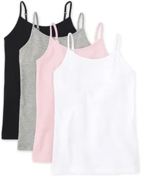 The Children'S Place Girls Basic Camisole, 4 Pack