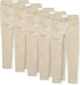 The Children's Place Girls' Ponte Knit Pull on Jeggings,multipacks