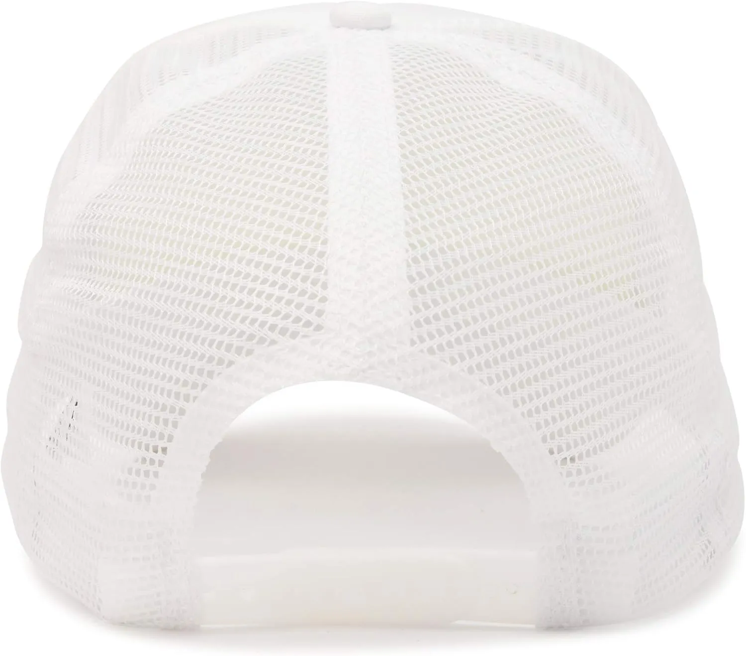 Trucker Hat Mesh Cap Solid Colors Lightweight with Adjustable Strap Small Braid