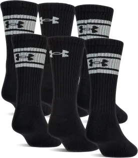 Under Armour Adult Cotton Crew Socks, Multipairs