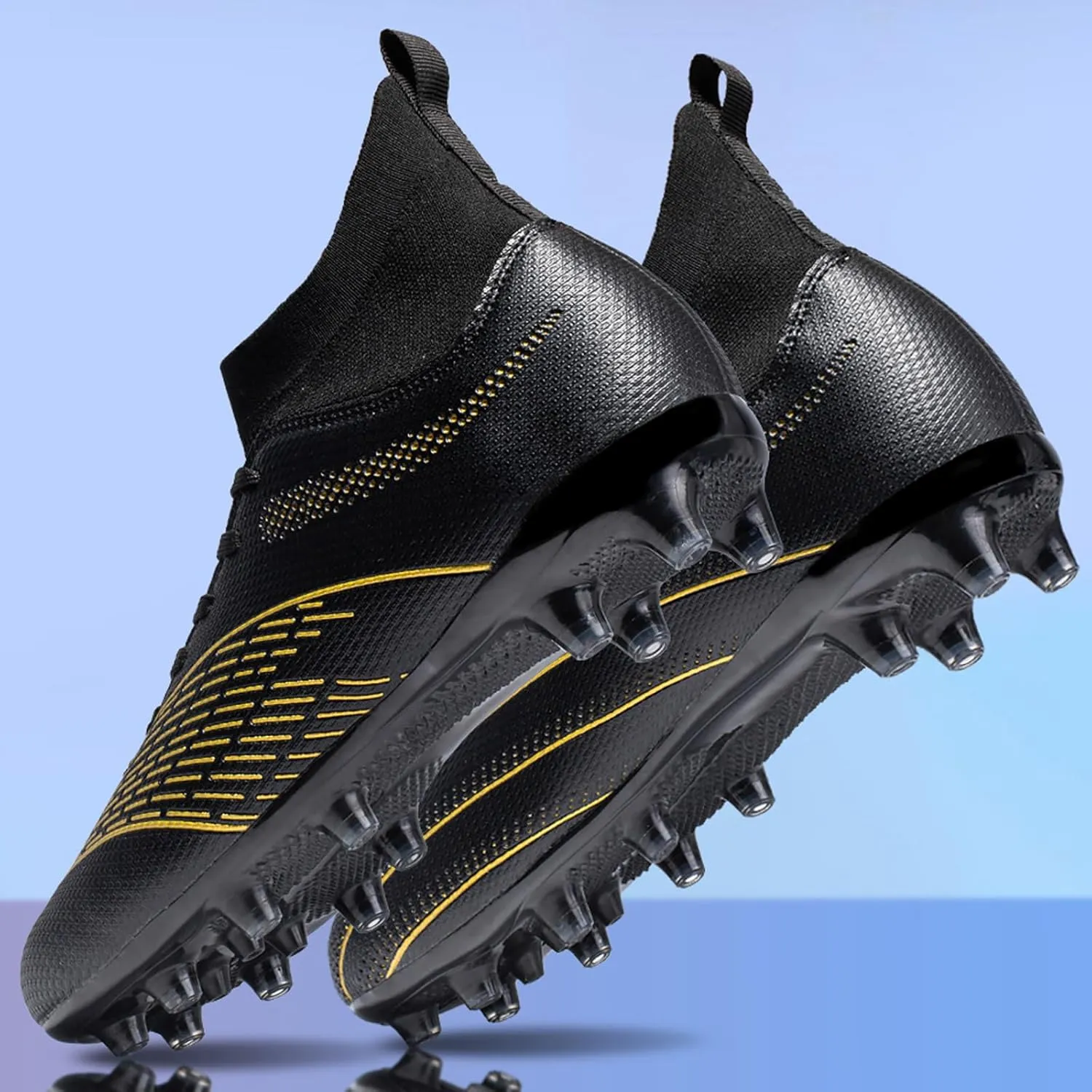 Unisex Soccer Shoes Turf Youth Football Boots Futsal Cleats Indoor Athletic TF Sneaker