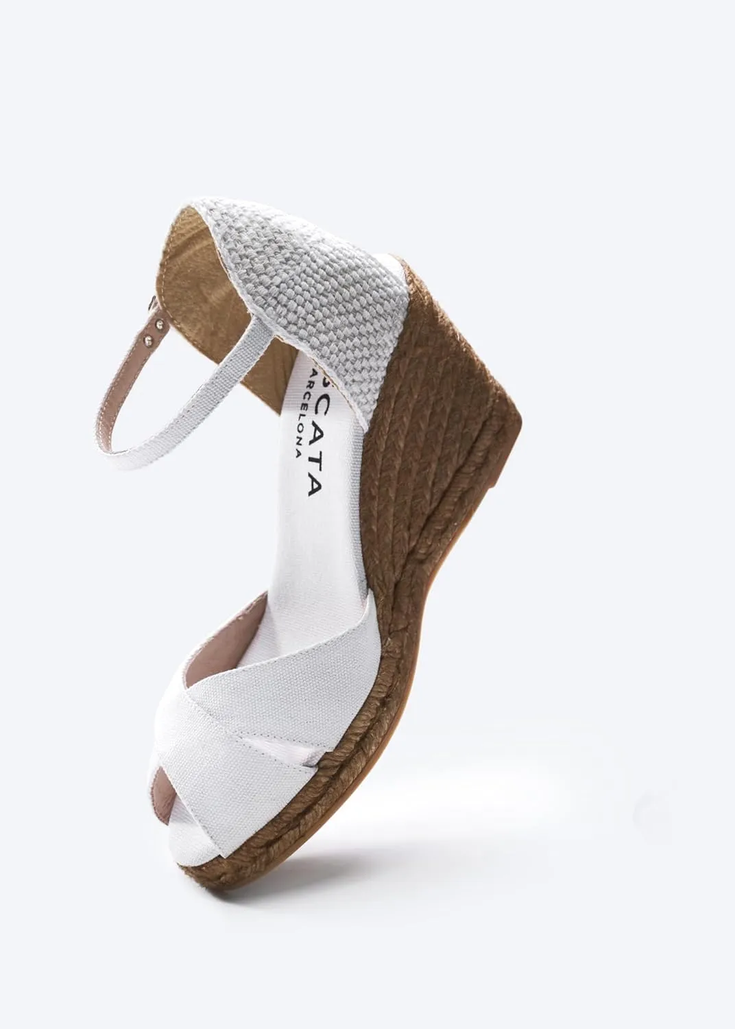 VISCATA Aiguablava Canvas Wedges with Ankle Strap
