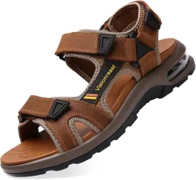 visionreast Mens Athletic Sandals Open Toe Hiking Outdoor Non-slip Sandals Air Cushion Sport Casual Beach Sandals