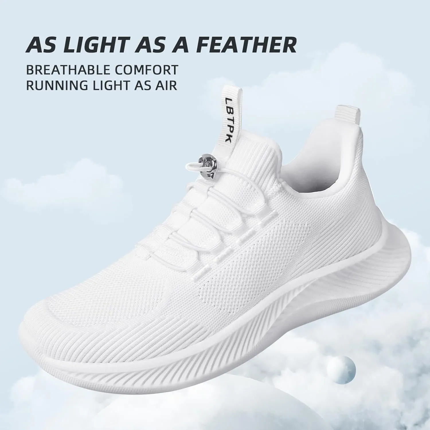 Walking Shoes for Women- Lightweight, Slip On, Breathable Sneakers for Running, Walking, Jogging, Gym