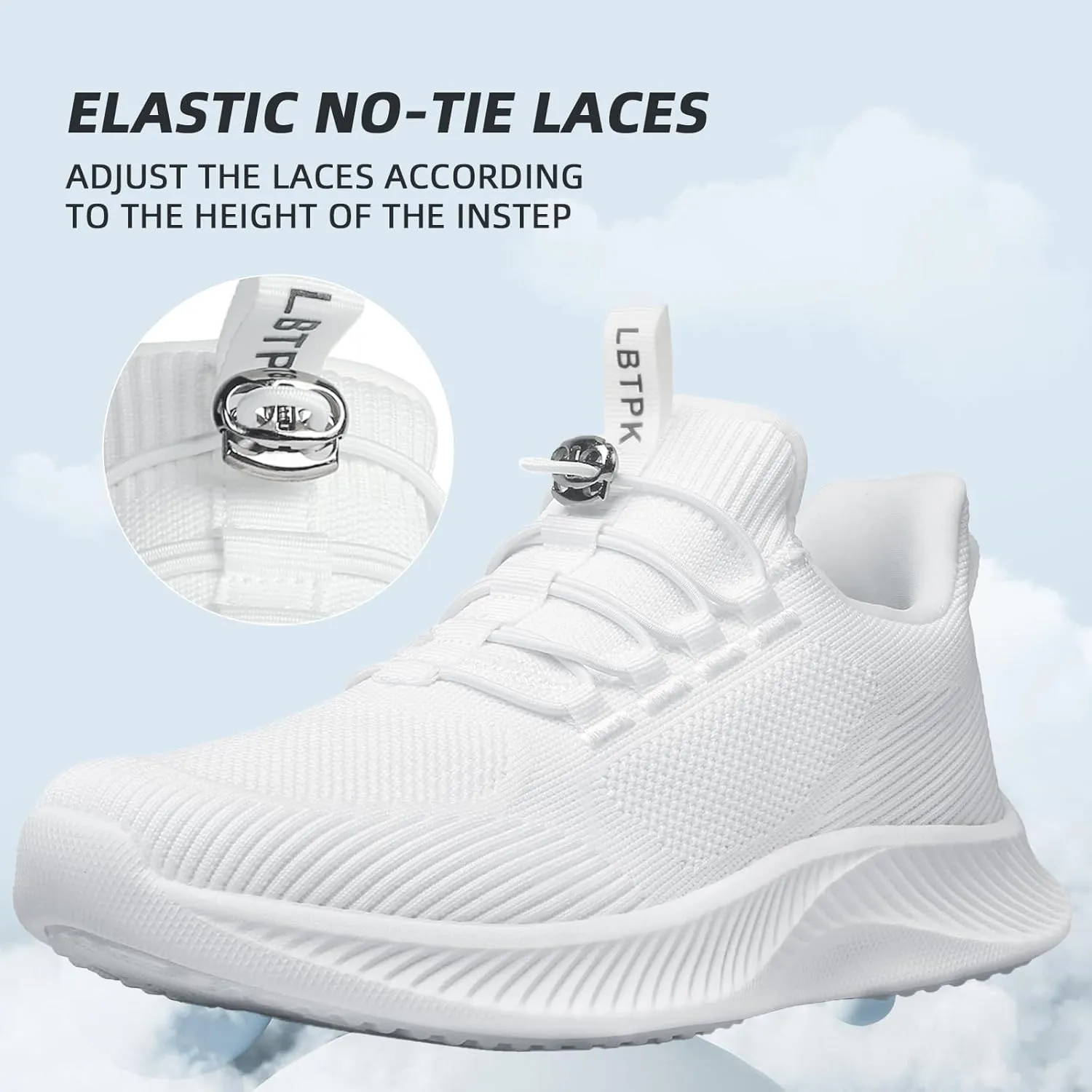 Walking Shoes for Women- Lightweight, Slip On, Breathable Sneakers for Running, Walking, Jogging, Gym
