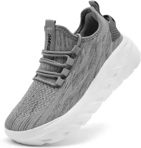 Womens Casual Walking Thick Sole Slip On Shoes Elevator Height Increase Sneaker for Women Comfort Breathable Fashion