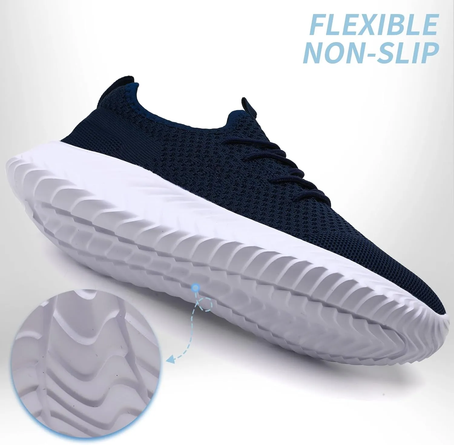 Women's Tennis Running Shoes Lightweight Slip On Walking Shoes Breathable Athletic Sport Gym Workout Jogging Fitness Sneaker