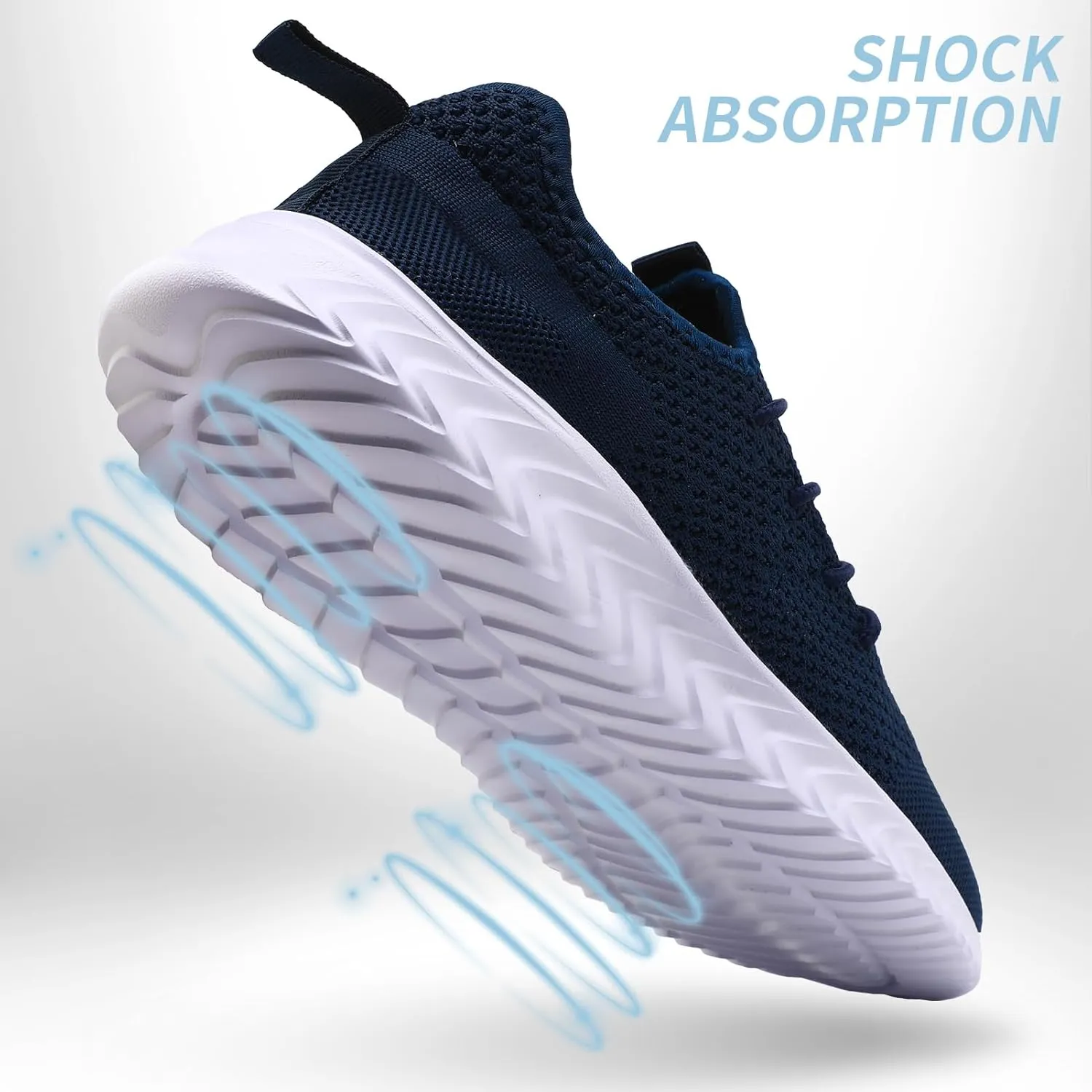 Women's Tennis Running Shoes Lightweight Slip On Walking Shoes Breathable Athletic Sport Gym Workout Jogging Fitness Sneaker