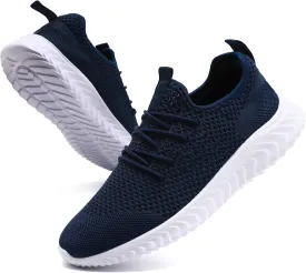 Women's Tennis Running Shoes Lightweight Slip On Walking Shoes Breathable Athletic Sport Gym Workout Jogging Fitness Sneaker