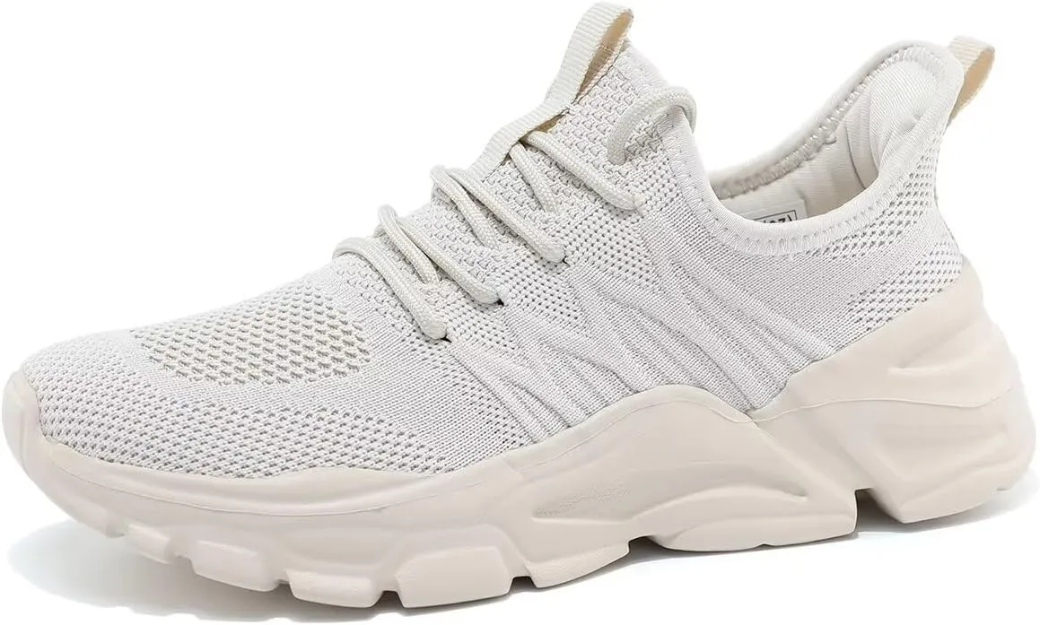 Women's Walking Shoes Lightweight Breathable Mesh Upper Casual Jogging Shoes Ladies Tennis Shoes Workout Footwear Non-Slip Gym Sneakers for Women