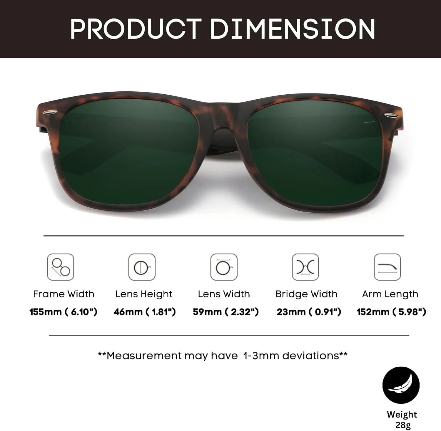 XXL Size Extra Large Polarized Sunglasses 155MM for Big Wide Heads Men TR90 Ultralight UV400 Protection Glasses